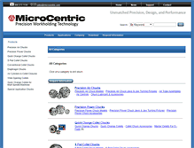 Tablet Screenshot of catalog.microcentric.com