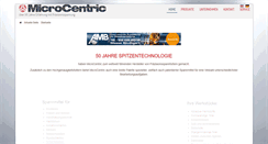 Desktop Screenshot of microcentric.de